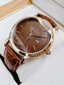 Mathey-Tissot HB611251PM Swiss Made City Leather Quartz Ronda 505 H3 Movement Brown Dial Analog Watch  - For Men