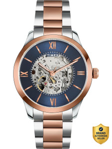 TIMEX Automatic Blue Dial Analog Watch - For Men - Image 6