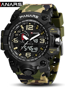 PANARS Army Quartz Movement Multi-Functional Water Resistant Sports Digital Watch  - For Men