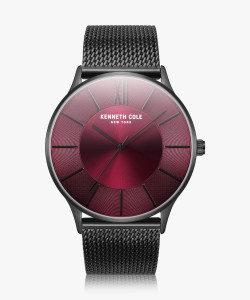 Kenneth Cole KCWGG2218203MN SPRING'22 NEWNESS Quartz Analog Maroon Dial Stainless Steel Strap Watch Analog Watch  - For Men