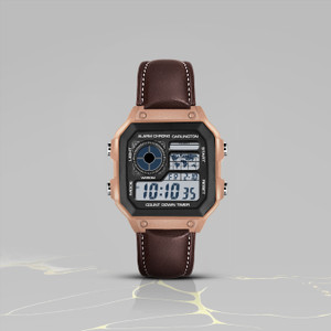 Carlington 9079 Brown Belt Endurance Series Digital Watch - For Men & Women