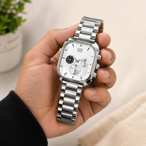 Firstchoice Silver Square Analog Watch-05 for Men - Image 6