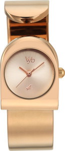 Fastrack Vyb Striker Fastrack Vyb Striker Quartz Rose Gold Dial Rose Gold Strap Analog Watch - For Women