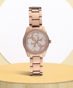 GUESS Rose Gold Dial Analog Watch  - For Women