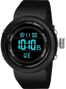 MAHAVIRA COLLECTION BLACK_DIGITAL_SPORTS_115_ROUND_RING "Perfect for Casual & Formal Wear" | Classic Analog | Fashion Accessory | Target Digital Watch  - For Boys