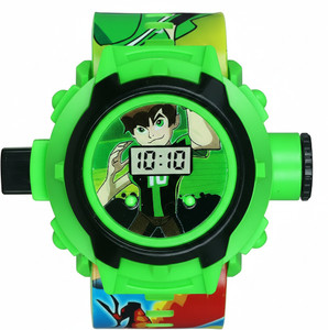 SALINA Ben-10 Projector Watch For Kids Kids Watch Featuring 24 Image Rotating Projector Lens Digital Watch  - For Boys