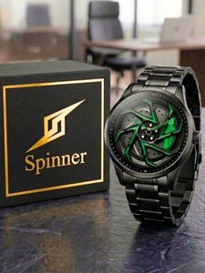 Spinner Rotating Wheel Dial Analog Watch - Image 3