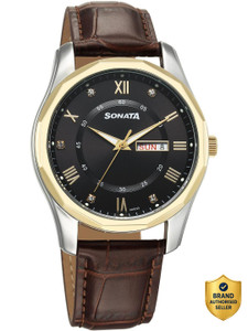SONATA Grande A-Leather Festive Analog Watch - Men - Image 6