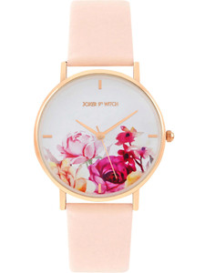 Joker & Witch Rosaline Pink PU Strap Watch Analog Watch - For Women