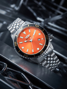 INVICTA IBI26006 I-by Invicta Quartz Orange Dial Analog Watch - For Men