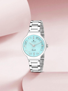 EDINARO ED-2045W Watch for Women Green Dial Silver Bracelet chain strap Girls Analog Watch  - For Women