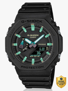 CASIO GA-2100RC-1ADR Black G-SHOCK Watch - Image 6