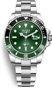 Bruno Milano Luxury Green Black Stainless Steel Analog watch for Men Analog Watch  - For Men