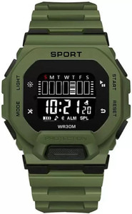 Florida Silicone Strap Hybrid Multi Function Working Premium Quality Digital Watch  - For Men