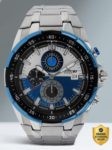 Titan Octane Chronograph Blue Dial Silver SS Strap Watch - Image 5