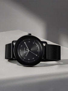 Titan Titan Neo Economy 3.0 Titan Workwear Anthracite Dial Black Stainless Steel Strap Analog Watch  - For Men