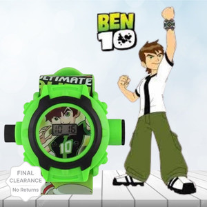 QALIBA Smarty Projector 24 Photo Ben 10 For Kids Digital Watch New stylish Ben-10 Digital Watch 24 Projector Photo Digital Watch Digital Watch  - For Boys & Girls