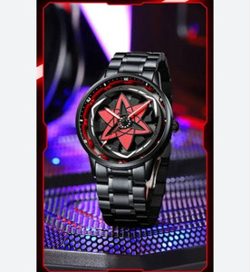 HUNTER HAWK Star Spinner STR-SP061 Star Spinner Wheel Rotating Analog Watch  - For Men