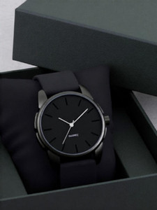 just like 108-silicon Stylish Designers Party Wending Silicon Strap Watch Analog Watch  - For Men