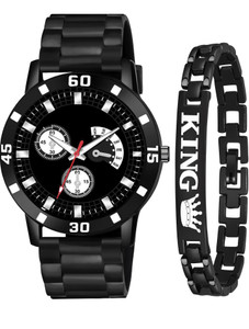 casera Quartz Watch Bracelet Watches Luxury Watch Gift Box For Boy Analog Watch  - For Boys