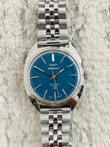 TimeNest Classic | Dress | Formal | Luxury Vintage Hmt Kohinoor Blue Dial 17Jewels Watch Analog Watch  - For Men