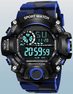 HALA Multifunction Wrist Sport Ultra Watch with Alarm & Water Resist Digital Watch  - For Boys