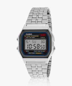 CASIO A159WA-N1DF Vintage Black Dial Watch - Image 6