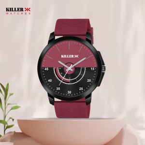KILLER KL-9400-MAROON Big Dial Analog Watch  - For Men
