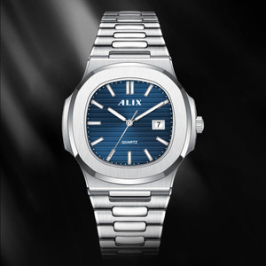 Alix 3052 Silver Blue Dial Men's Watch - Image 6