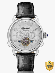 Ingersoll I00903B Classic Automatic White Dial Open Heart With Lifetime Warranty Analog Watch - For Men