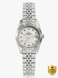 Mathey-Tissot D710AI Swiss Made Quartz White Dial Analog Watch  - For Women