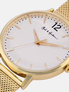 Mast & Harbour Sleek full Gold Watch Analog Watch  - For Men