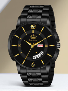 LIMESTONE All Black Day & Date Quartz Watch - Men - Image 6