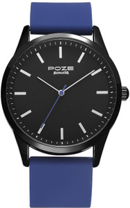 SONATA Poze by Sonata Quartz Analog Black Dial Silicone Strap Watch for Men Analog Watch - For Men