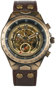 Olmeca Treasured Object d'art Artistic Value Elegance Knows No Gender: Unisex Skeleton Automatic Mechanical Watches Analog Watch  - For Men & Women