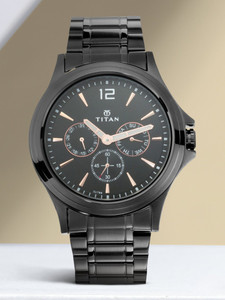 Titan NQ1698NM01 Neo All Black Analog Watch  - For Men