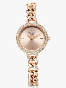 Titan Titan Raga Showstopper RoseGold Dial RoseGold MetalStrap Analog Watch  - For Women