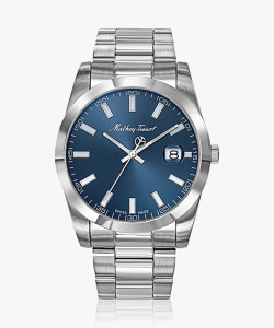 Mathey-Tissot H450ABU Swiss Made Quartz Blue Dial Analog Watch  - For Men