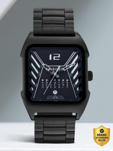 Fastrack NP3249NM01 Fastrack Gamify Black Dial Black MetalStrap Analog Watch  - For Men