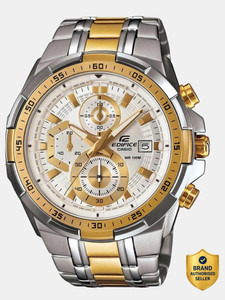 CASIO EFR-539SG-7AVUDF Edifice EFR-539SG-7AVUDF Dial Dual Tone Stainless Steel Band Analog Watch  - For Men