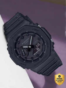 CASIO GA-2100-1A1DR Black Dial Resin Strap Watch - Image 6