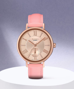 CASIO SHE-3066PGL-4AUDF Sheen ( SHE-3066PGL-4AUDF ) Analog Watch  - For Women