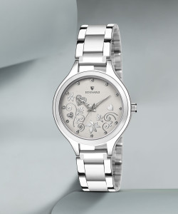 EDINARO ED-2040W Women Watches Studded Dial Silver Bracelet Metal Chain Strap Analog Watch  - For Women