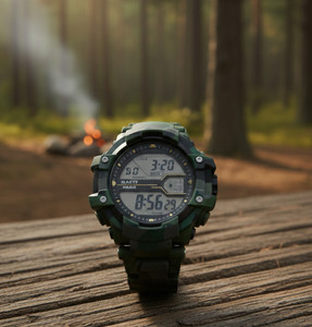 Trex Unique Digital Dial Wrist 7-Types color LED Light Alart,Stop Day&Date Display Digital Watch  - For Boys & Girls