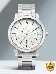 Fastrack Tripster Analog Watch - White Dial, Silver Strap - Image 6