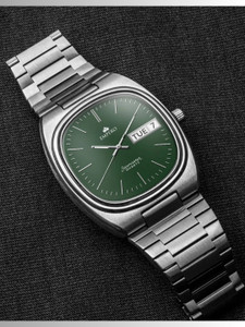 EMPERO EAB221 EMPERO Seamaster Quartz Analog Watch – Stainless Steel Strap, Day & Date Display Analog Watch  - For Men & Women