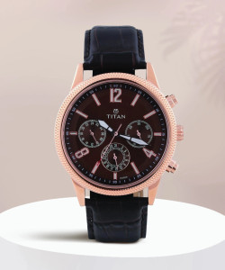 For Men Brown Titan 9322 Saa Titan NQ1734WL01 Neo Gents Upg Analog
