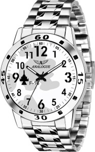 ANALOGUE F-16 | Camouflage | Army | Trending | Stainless Steel | 1 Year Warranty | Boys Analog Watch - For Men