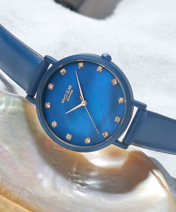 SONATA Poze Blue Dial Blue Strap Analog Watch  - For Women