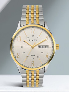 TIMEX Silver-Dial Analog Watch  - For Men